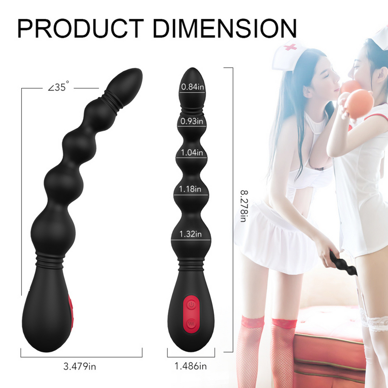 Plug Anal dilatador vibrador estimulador Vins