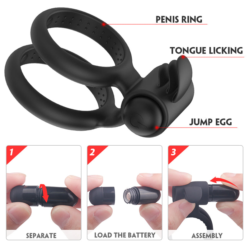 Anillo para Pene vibrador nightcrawler S-Hande