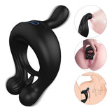 Anillo Pene Vibrador Recargable Usb  Estimulador Retardante