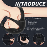 Anillo Vibrador Recargable Usb  Peneano  Testiculos Sexshop